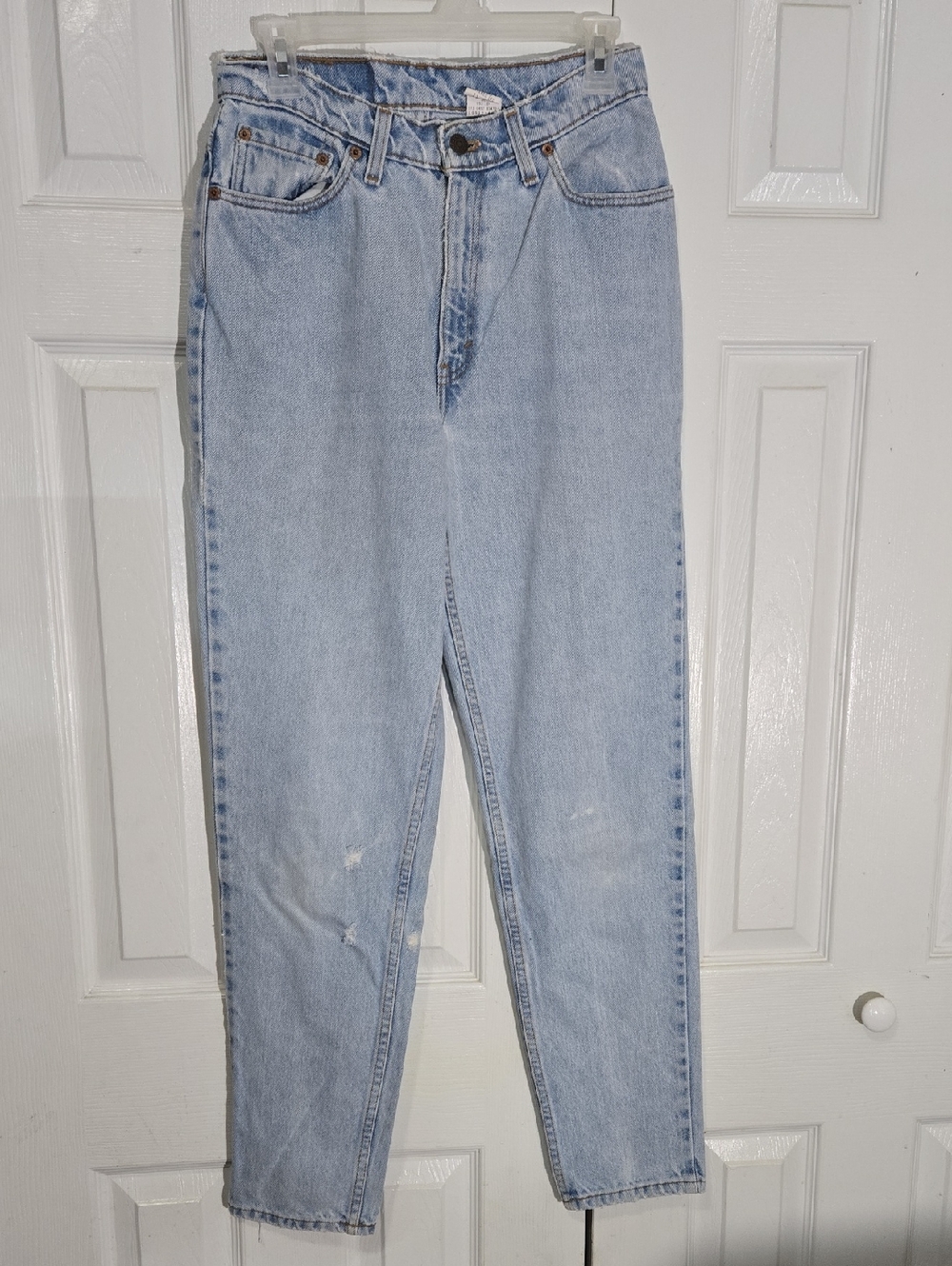 Levi's Light Blue 512 Slim Fit Tapered Vintage 90s Jeans - Picture 1 of 11